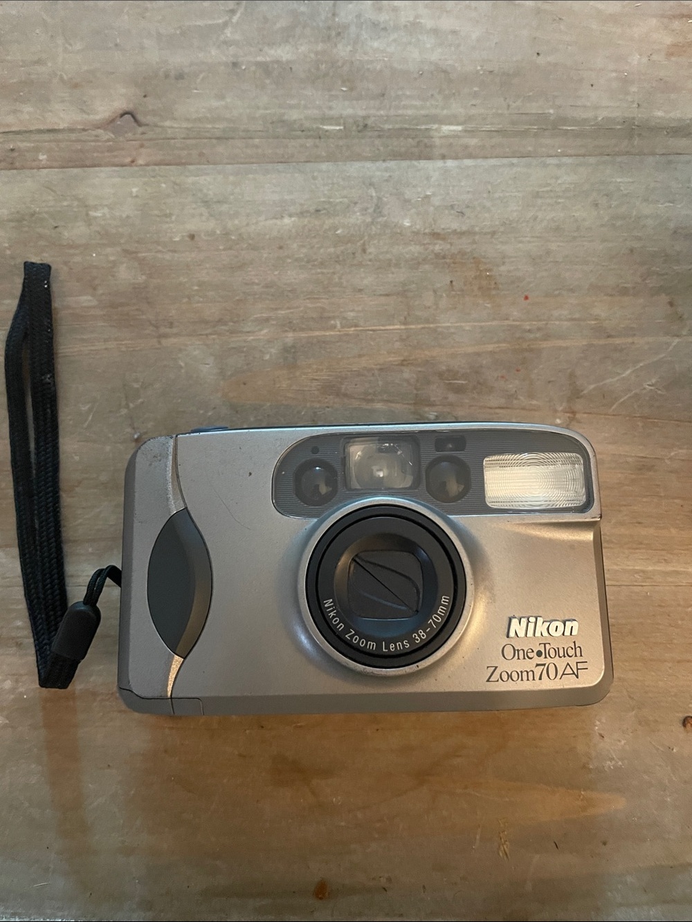 Nikon OneTouch Zoom 70 AF Compact Camera – Silver and Black